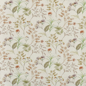 Verbena, Walnut - Fabric Only